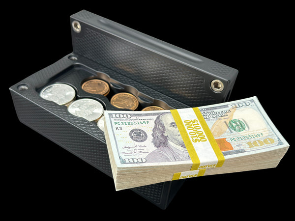 $20k, 60oz Silver 45oz Gold Coins MATTE BLACK Survival Brick (PRICE AS SHOWN $1,599.99)*