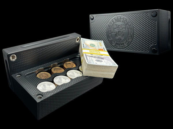 $20k, 60oz Silver 45oz Gold Coins MATTE BLACK Survival Brick (PRICE AS SHOWN $1,599.99)*