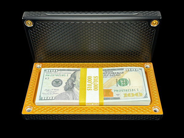 HEAVY POCKET Brick - BLACK/BRASS - $10,000 Capacity (PRICE AS SHOWN $1,699.99)*