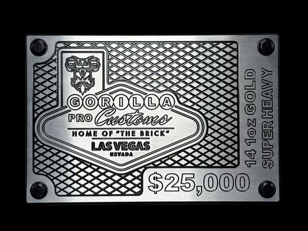 $25k, 14oz Gold Coin BLACK WIDOW Survival Brick (PRICE AS SHOWN $2,299.99)*