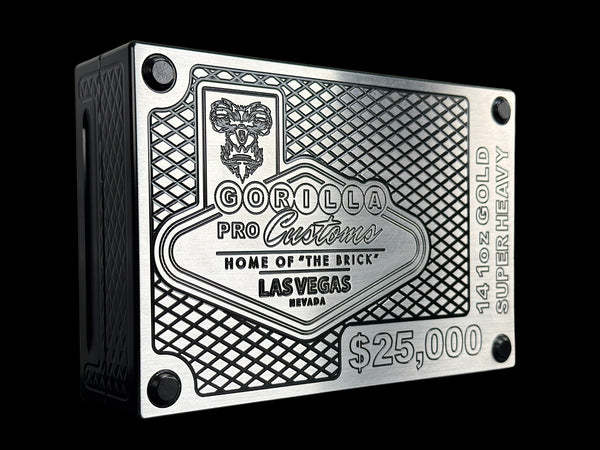 $25k, 14oz Gold Coin BLACK WIDOW Survival Brick (PRICE AS SHOWN $2,299.99)*