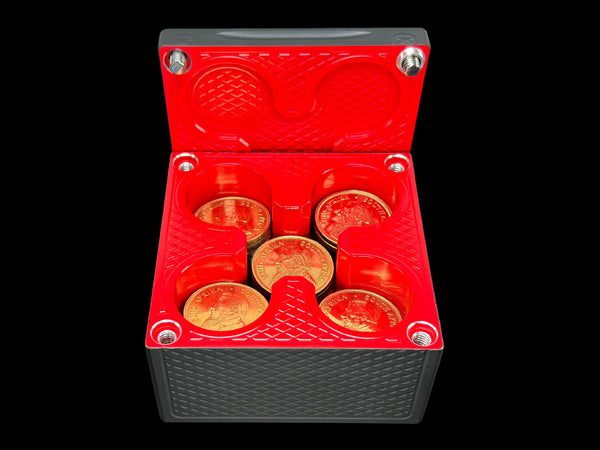 3.25x4 75 1oz Gold Coins BLACK WIDOW Gold Stacker Survival Brick (PRICE AS SHOWN $1,999.99)*