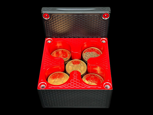 3.25x4 75 1oz Gold Coins BLACK WIDOW Gold Stacker Survival Brick (PRICE AS SHOWN $1,999.99)*