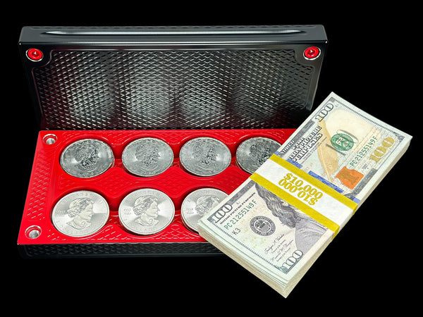 $10k, 40 1oz Silver Coins BLACK WIDOW Survival Brick (PRICE AS SHOWN $1,999.99)*