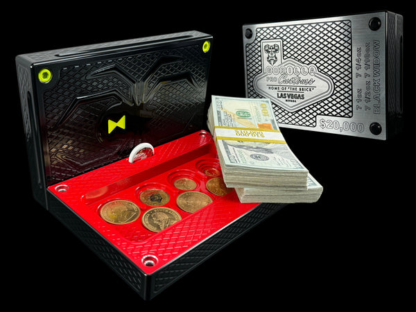 $20k, Gold Coins Fractional SuperStacker BLACK WIDOW Survival Brick (PRICE AS SHOWN $3,698.99)