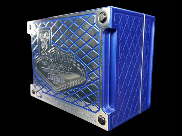 Silver Maple Coin Brick - METALLIC ROYAL BLUE - 300oz. Capacity