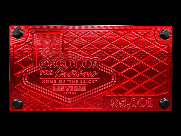 POCKET Brick - CANDY RED - $5,000 Capacity (PRICE AS SHOWN $1,029.99)*