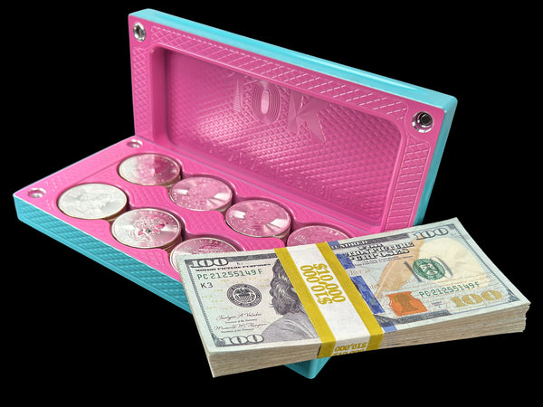 $10k, 40 1oz Silver Coins COTTON CANDY Survival Brick (PRICE AS SHOWN $1,999.99)*