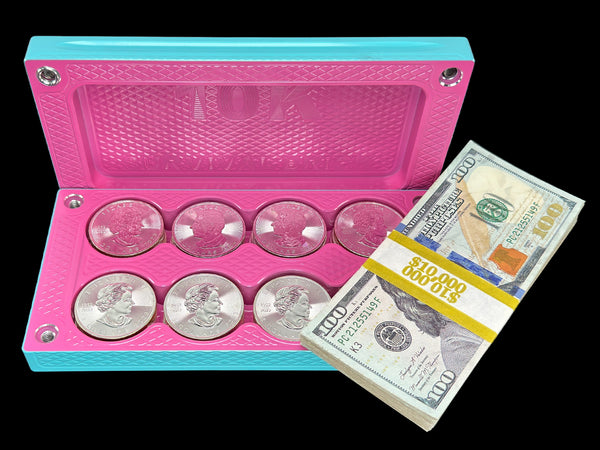 $10k, 40 1oz Silver Coins COTTON CANDY Survival Brick (PRICE AS SHOWN $1,999.99)*