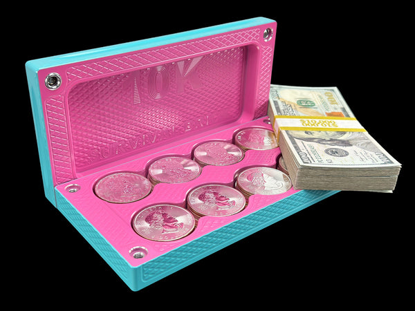 $10k, 40 1oz Silver Coins COTTON CANDY Survival Brick (PRICE AS SHOWN $1,999.99)*