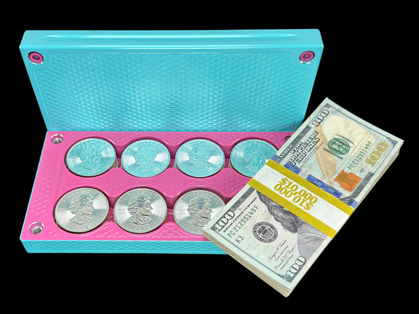 $10k, 40 1oz Silver Coins COTTON CANDY Survival Brick (PRICE AS SHOWN $1,999.99)*