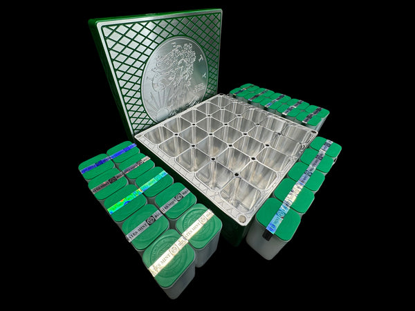 Silver Eagle Monster Brick - EMERALD GREEN - 500oz. Capacity (PRICE AS SHOWN $10,098.98)*