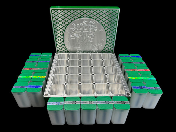 Silver Eagle Monster Brick - EMERALD GREEN - 500oz. Capacity (PRICE AS SHOWN $10,098.98)*