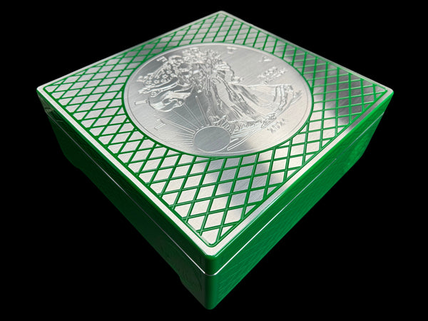 Silver Eagle Monster Brick - EMERALD GREEN - 500oz. Capacity (PRICE AS SHOWN $10,098.98)*