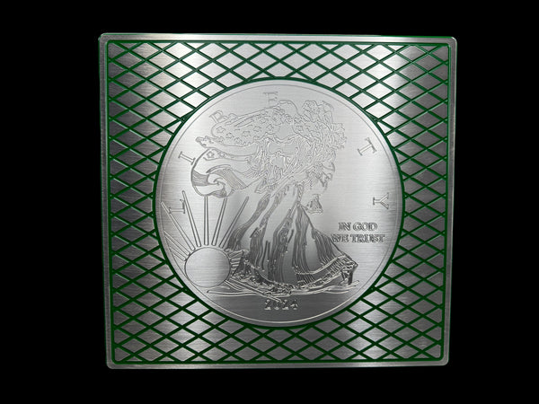 Silver Eagle Monster Brick - EMERALD GREEN - 500oz. Capacity (PRICE AS SHOWN $10,098.98)*