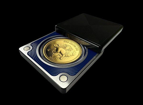 1oz John Wick Gold Coin ROYAL BLUE/AK BLACK Single Stacker Brick