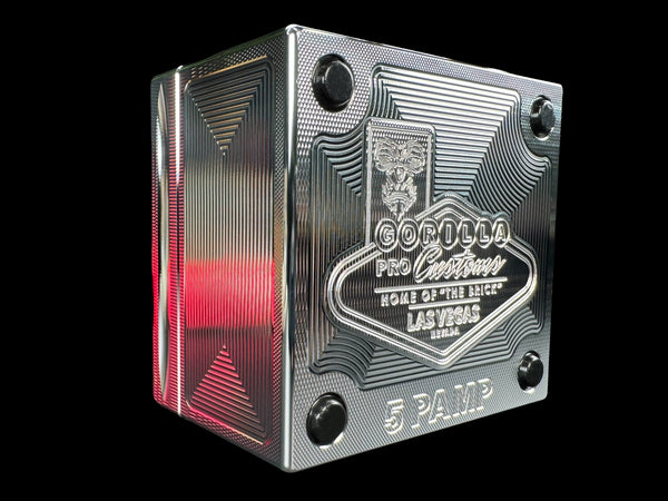 5 PAMP MACHINED Brick (PRICE AS SHOWN $1,599.99)*