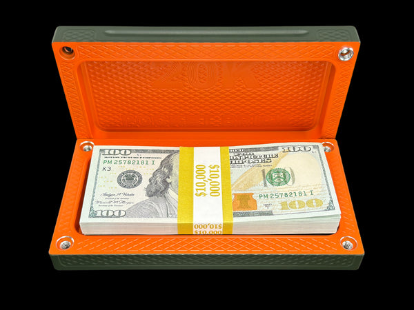 POCKET Brick - NAPA GREEN/ME ORANGE - $20,000 Capacity (PRICE AS SHOWN $1,699.99)*