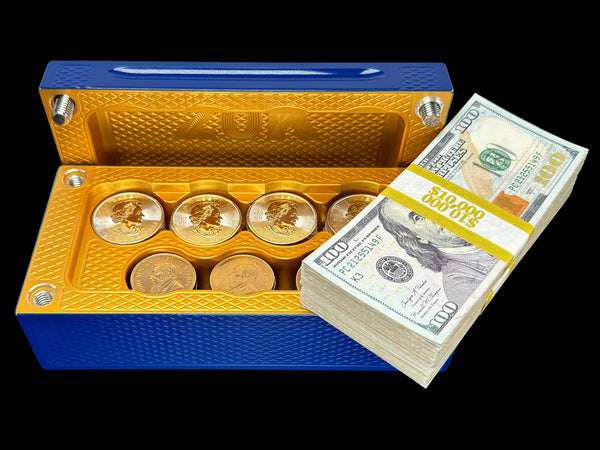 $20k, 60oz Silver 45oz Gold Coins OLD NAVY Survival Brick (PRICE AS SHOWN $2,299.99)*