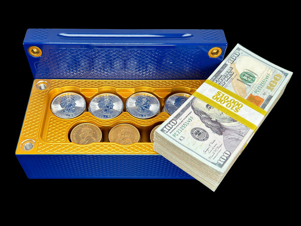 $20k, 60oz Silver 45oz Gold Coins OLD NAVY Survival Brick (PRICE AS SHOWN $2,299.99)*