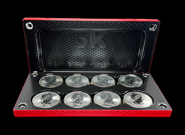 $5k, 24 1oz Silver Coins REVERSE BLACK WIDOW Survival Brick (PRICE AS SHOWN $1,768.99)*
