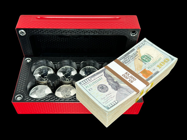 $25k, 80oz Silver Coin REVERSE BLACK WIDOW Survival Brick (PRICE AS SHOWN $2,698.99)*