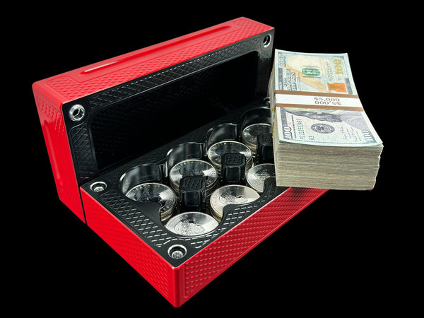 $25k, 80oz Silver Coin REVERSE BLACK WIDOW Survival Brick (PRICE AS SHOWN $2,698.99)*