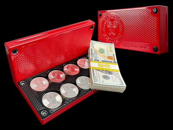 $10k, 40 1oz Silver Coins REVERSE BLACK WIDOW Survival Brick (PRICE AS SHOWN $1,999.99)*