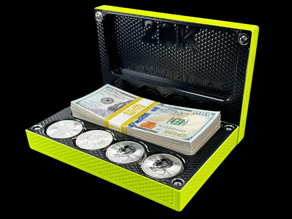 $20k, 24oz Silver Coins REVERSE YELLOW JACKET Survival Brick (PRICE AS SHOWN $2,399.99)*