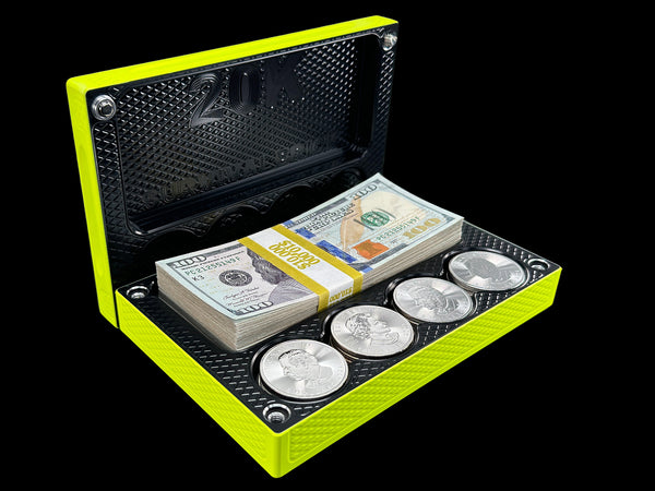 $20k, 24oz Silver Coins REVERSE YELLOW JACKET Survival Brick (PRICE AS SHOWN $2,399.99)*