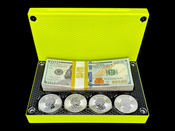 $20k, 24oz Silver Coins REVERSE YELLOW JACKET Survival Brick (PRICE AS SHOWN $2,399.99)*