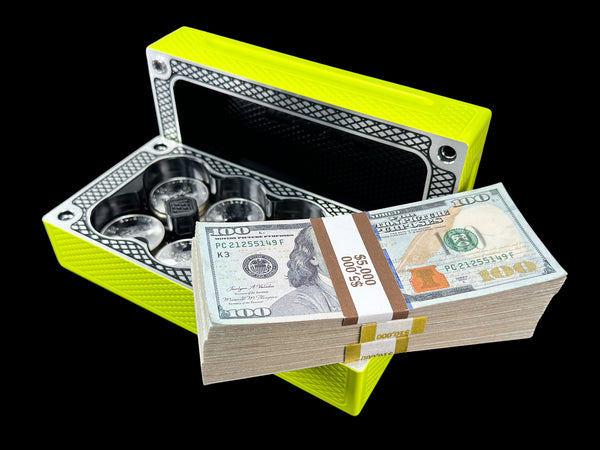 $25k, 80oz Silver Coin REVERSE YELLOW JACKET Survival Brick (PRICE AS SHOWN $3,098.99)*