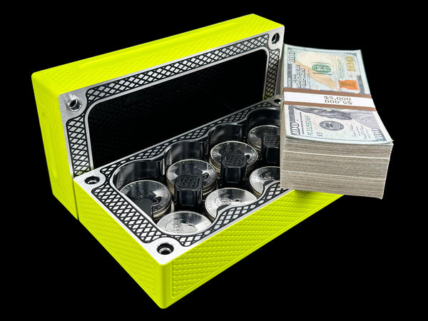 $25k, 80oz Silver Coin REVERSE YELLOW JACKET Survival Brick (PRICE AS SHOWN $3,098.99)*