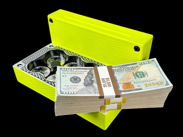 $25k, 80oz Silver Coin REVERSE YELLOW JACKET Survival Brick (PRICE AS SHOWN $3,098.99)*