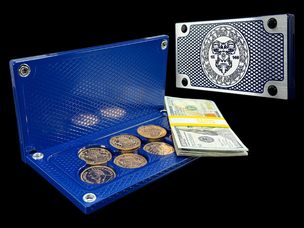 $1k, 14oz Gold Coins SATIN ROYAL BLUE Survival Brick (PRICE AS SHOWN $1,719.99)*