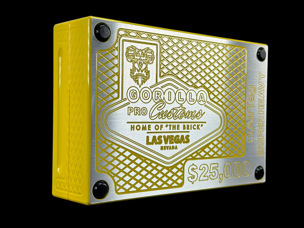 HEAVY POCKET Brick - SATIN YELLOW/AK BLACK - $25,000 Capacity (PRICE AS SHOWN $2,798.99)*