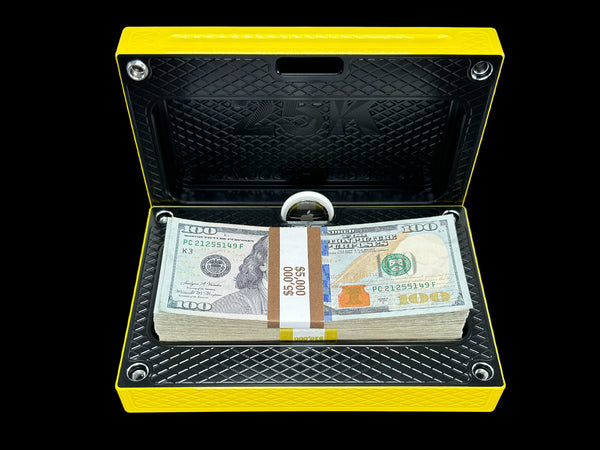 HEAVY POCKET Brick - SATIN YELLOW/AK BLACK - $25,000 Capacity (PRICE AS SHOWN $2,798.99)*