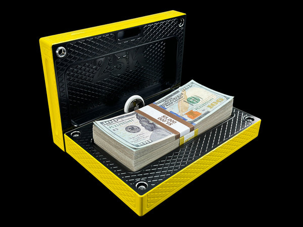 HEAVY POCKET Brick - SATIN YELLOW/AK BLACK - $25,000 Capacity (PRICE AS SHOWN $2,798.99)*