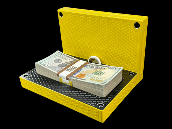 HEAVY POCKET Brick - SATIN YELLOW/AK BLACK - $25,000 Capacity (PRICE AS SHOWN $2,798.99)*