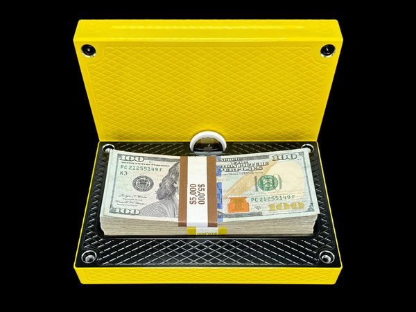 HEAVY POCKET Brick - SATIN YELLOW/AK BLACK - $25,000 Capacity (PRICE AS SHOWN $2,798.99)*