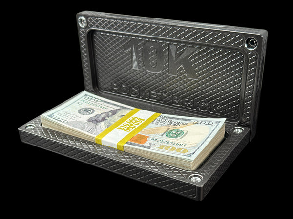 HEAVY POCKET Brick - STEEL GREY - $10,000 Capacity (PRICE AS SHOWN $1,698.99)*