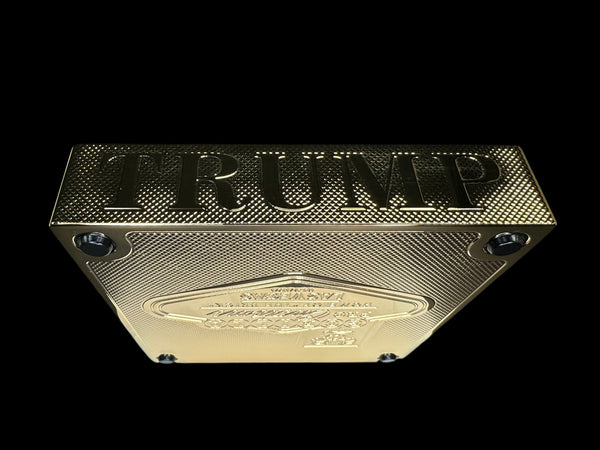 24K Gold Donald J. Trump Coaster Set