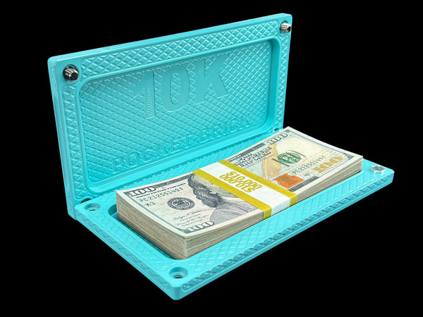 POCKET Brick - TIFFANY BLUE - $10,000 Capacity (PRICE AS SHOWN $1099.99)*