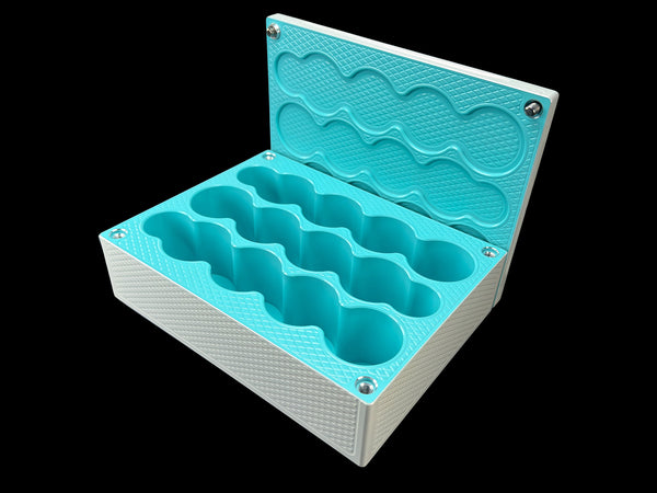 180oz Silver Coins WHITE/TIFFANY BLUE Silver Stacker Brick (PRICE AS SHOWN $2,499.99)*