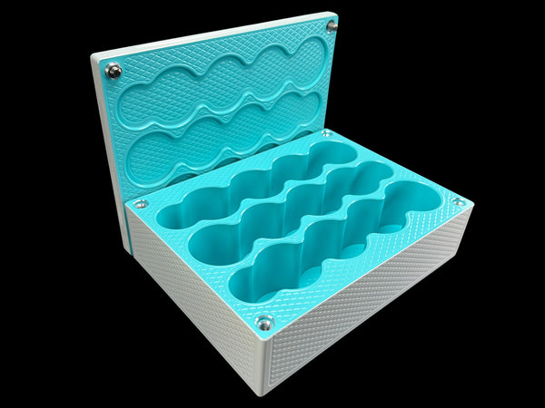 180oz Silver Coins WHITE/TIFFANY BLUE Silver Stacker Brick (PRICE AS SHOWN $2,499.99)*