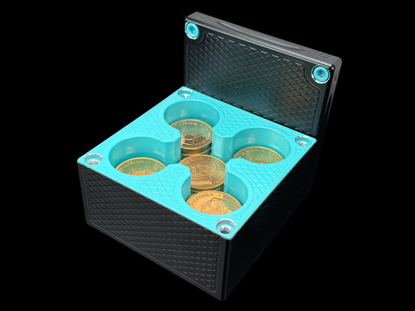 3.25x4 75 1oz Gold Coins SMURF Gold Stacker Survival Brick (PRICE AS SHOWN $1,999.99)*