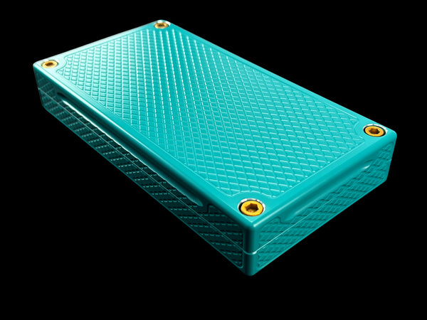 HEAVY POCKET Brick - TURQUOISE/BRASS - $10,000 Capacity (PRICE AS SHOWN $1,699.99)*