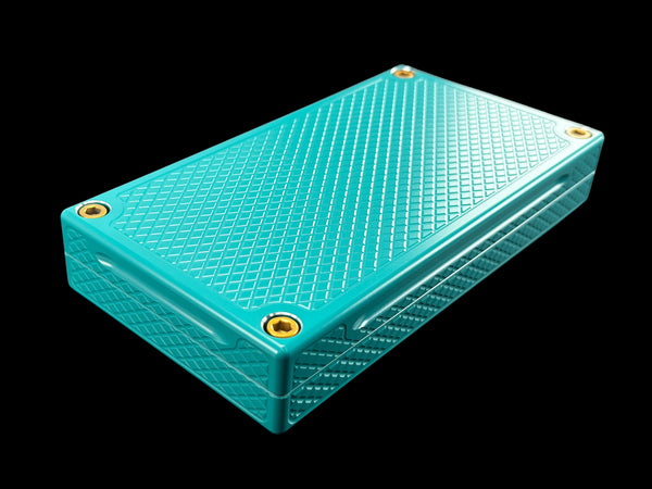 HEAVY POCKET Brick - TURQUOISE/BRASS - $10,000 Capacity (PRICE AS SHOWN $1,699.99)*