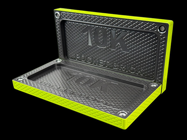 HEAVY POCKET Brick - NEON YELLOW/STEEL GRAY - $10,000 Capacity (PRICE AS SHOWN $1,799.99)*