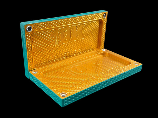 HEAVY POCKET Brick - TURQUOISE/BRASS - $10,000 Capacity (PRICE AS SHOWN $1,699.99)*